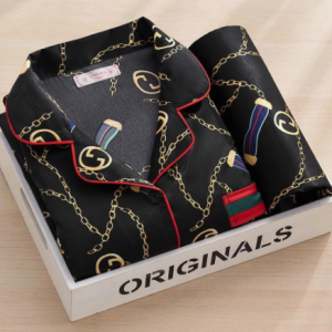 2021 Pajamas For Women Silk Satin Suit Female Casual Pijama Mujer Autumn Suit Female Couple Pajamas Summer pijama hombre 5XL discountshub