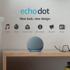 Amazon Echo Dot (4th Gen - 2020) - Bluetooth -Smart Speaker With Alexa - Blue discountshub