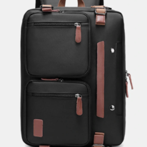 Men Casual Large Capacity Multicarry Canvas Crossbody Bag Backpack discountshub