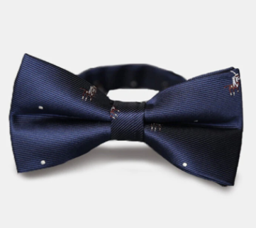 Men Polyester Cotton Cartoon Feather Calico Pattern Jacquard Bowknot Formal Suit Banquet Bow Tie discountshub
