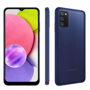 Samsung Samsung Galaxy A03s, 6.5-Inch (3GB RAM, 32GB ROM) Android 11, (13MP + 2MP + 2MP) + 5MP 4G, Fingerprint, Dual SIM_Blue discountshub