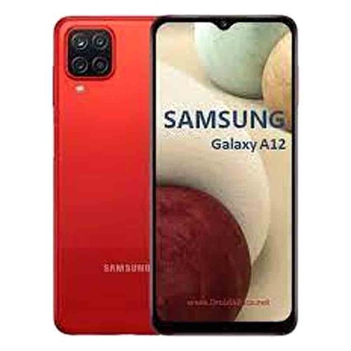 Samsung Samsung Galaxy A12 - 6.5" 48MP Camera, 4/64GB Memory, 5000maH Battery, Fingerprint, 4G LTE - RED discountshub