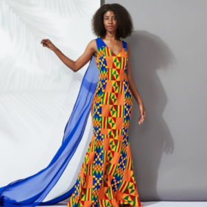 2021 Dashiki African Dresses For Women African Sleeveless Printed Party Dress New Bohemian Robe for Summer discountshub