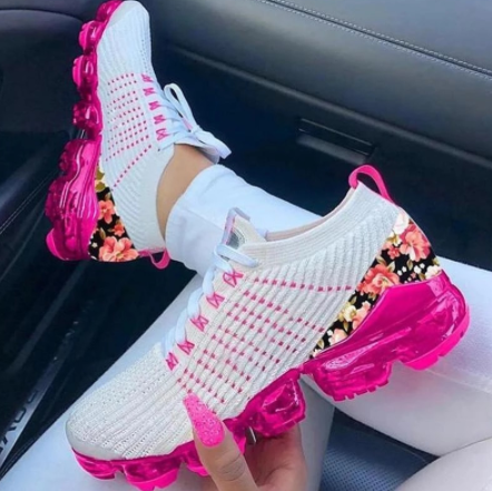 2021 Women Sneakers Summer Outdoor Sports Shoes Multicolor Leisure Comfortable Lace Up Plus Size Zapatos De Mujer Casual Shoes discountshub