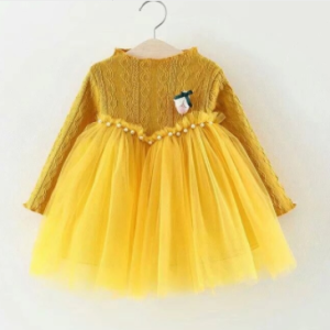 Elegant Girls Dress Autumn Fancy Costume Girls Clothes Long Sleeves Children's Cake Dresses Kids Clothing Toddlers Clothes discountshub