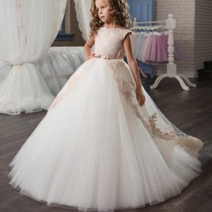 NEW Princess Dress Flower Girls Sleeveless discountshub