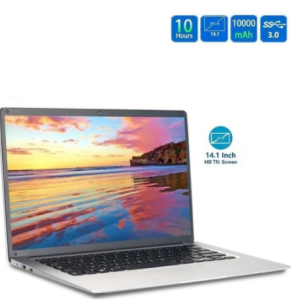Newest Portable 14 Inch Laptop Intel four core CPU N3350 2.4Ghz Ram 6GB+ Rom 64GB High Definition Computers Window 10 Notebook discountshub