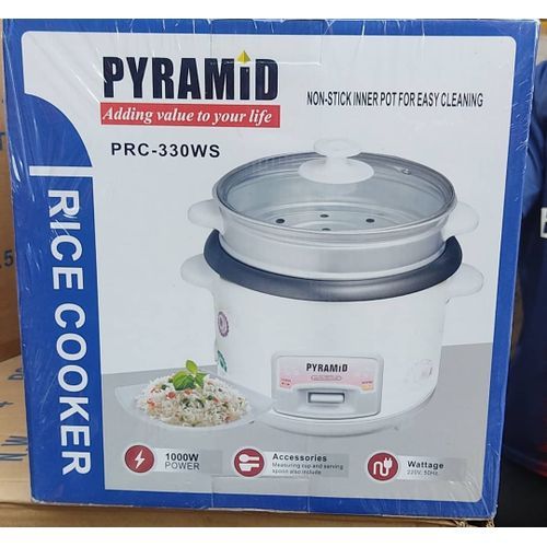 Pyramid Rice Cooker With 3 Liter Capacity discountshub