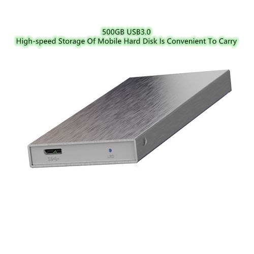 500GB USB3.0 High-speed Storage Of Mobile Hard Disk Is Convenient To Carry discountshub