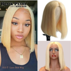 613 Wig13X4 Cut Bob Wig Short Lace Front Human Hair Wigs Brazilian Straight Bob Wigs Remy Deep Curly Lace Frontal Wig discountshub