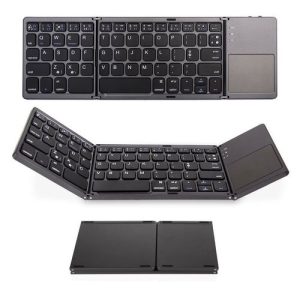 Dotnet Karisma Computer Mini Tri-fold Keyboard, Touchpad With Mouse, discountshub