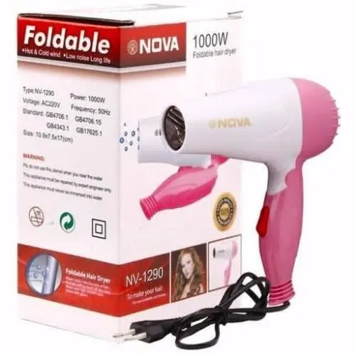 Nova Foldable Hair Dryer discountshub