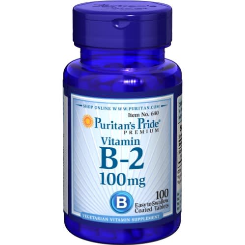 Puritan's Pride Vitamin B-2 (riboflavin) 100 Mg By 100 Tablets discountshub