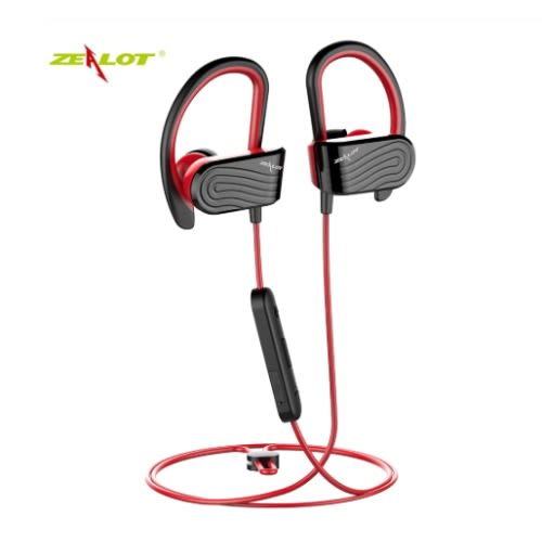 Zealot H12 Wireless Headphones Sport Bluetooth Bass - Red discountshub