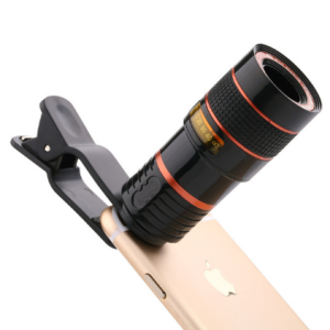 Mini Telephoto Phone Lens 8X/12X Optical Zoom Suitable for Most Types of Mobile Phones for Travel Watching Games Photography discountshub